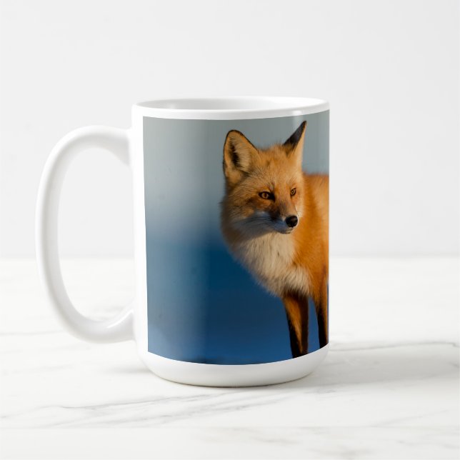 Caneca De Café Raposa Marrom (Esquerda)