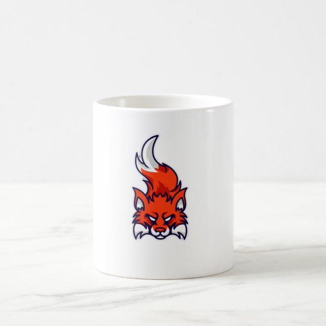 Caneca De Café Raposa picante - Raposa dourada e em greve (Centro)