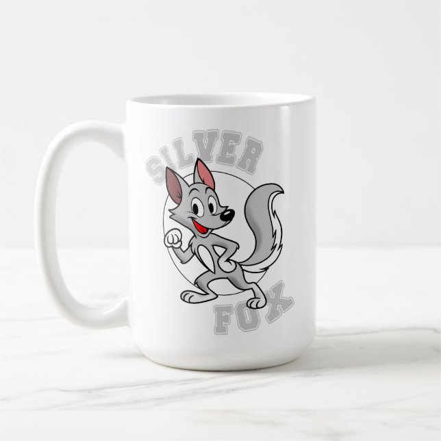 Caneca de Café Raposa Prateada (Esquerda)