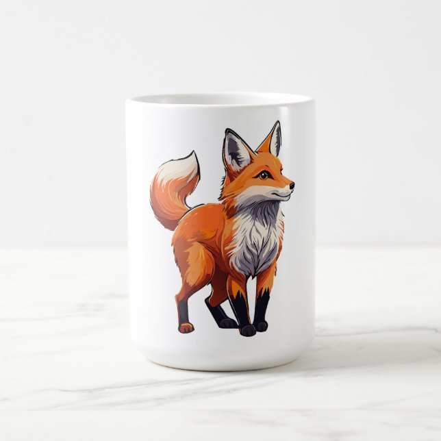 Caneca De Café Raposa vermelha (Centro)