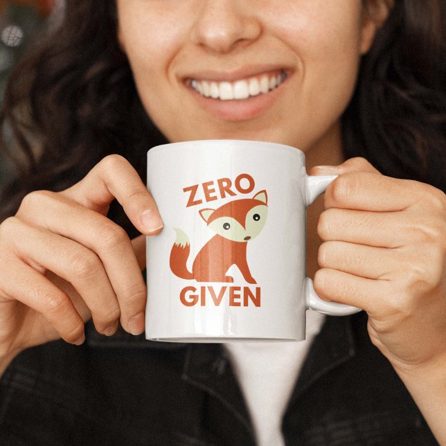 Caneca De Café Raposa Zero Dada (Zero Fox Given Mug)