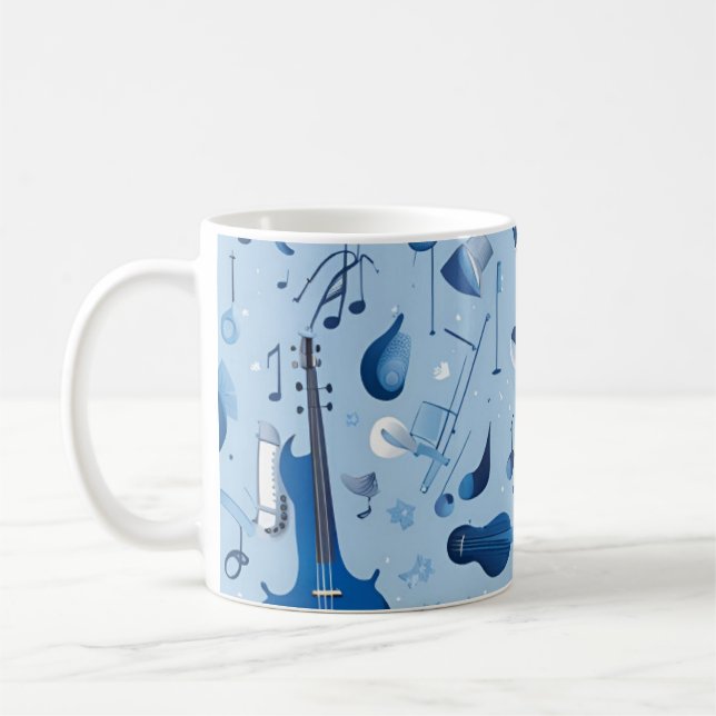 Caneca De Café Rapsódia em Blue Mug (Esquerda)