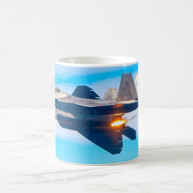 Caneca De Café Raptor F-22 (Centro)