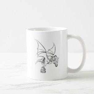 Caneca De Café Raptor/Tribal