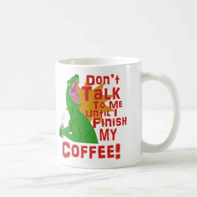 Caneca De Café Raptores e café (Direita)