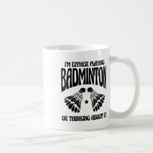 Caneca De Café Raquete de Peteca da Mãe