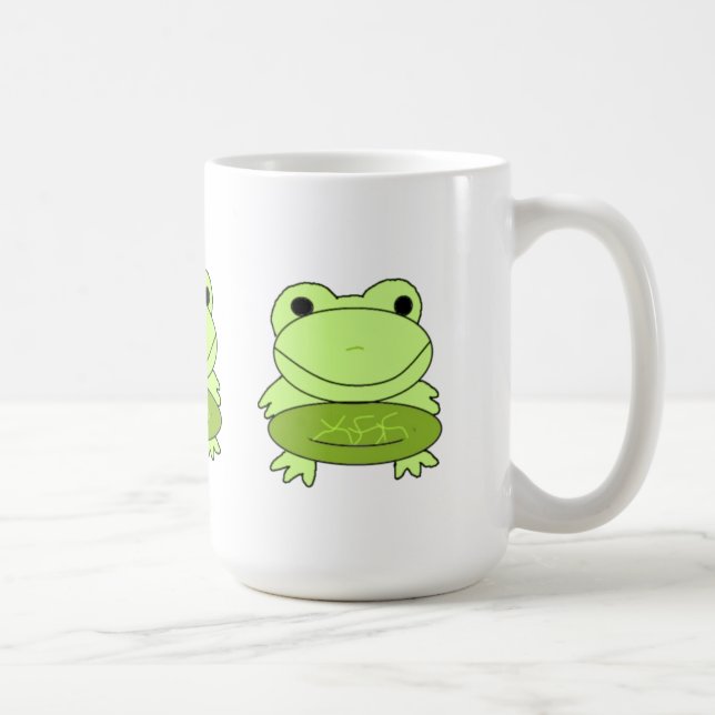 Caneca De Café Rãs de desenho animado (Direita)