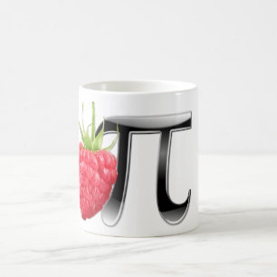Caneca De Café Rasbperry e símbolo do Pi