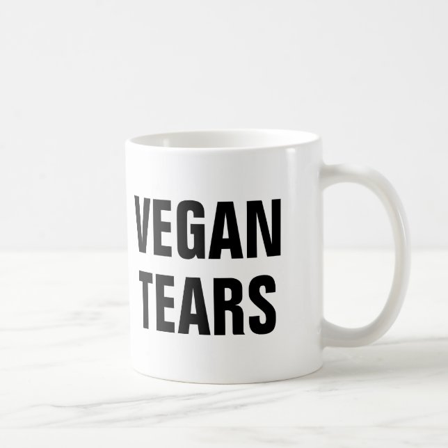 Caneca De Café Rasgos do Vegan (Direita)