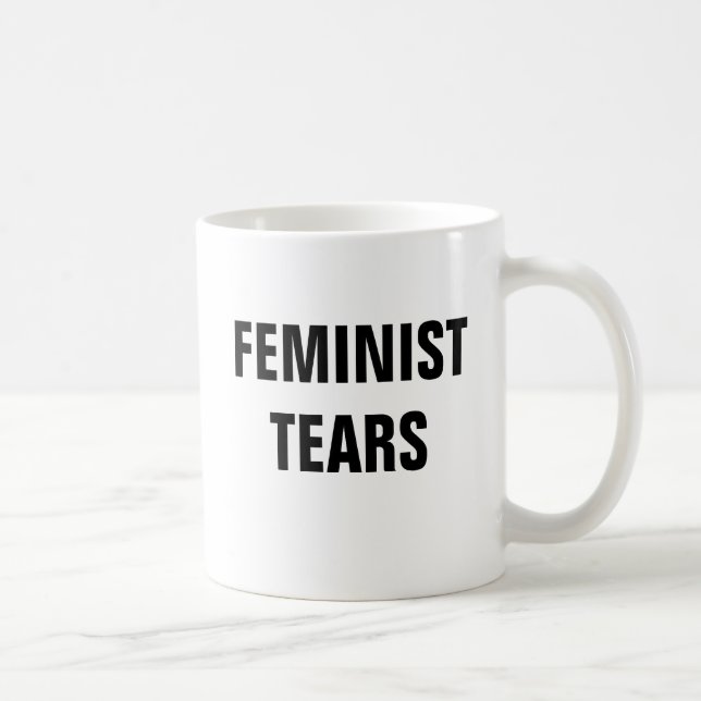 Caneca De Café Rasgos feministas (Direita)
