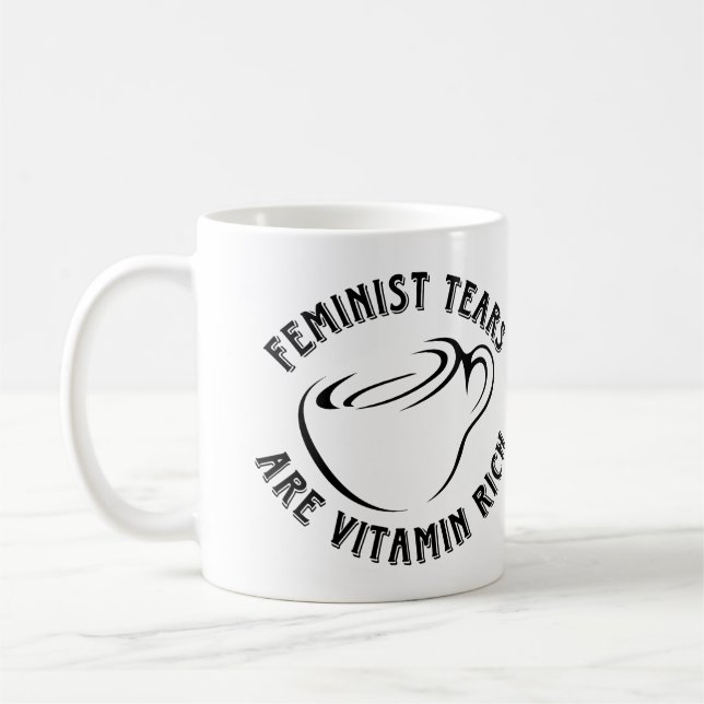 Caneca De Café Rasgos feministas (Esquerda)