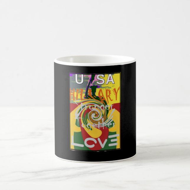 Caneca De Café Rasta Cores Vermelho Ouro  Verde Arte Hillary Impr (Centro)