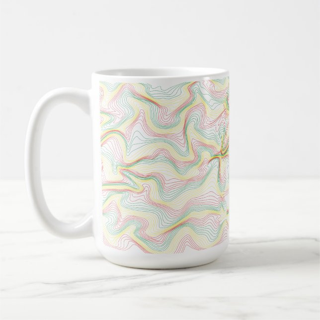Caneca De Café Rasta Waves (Esquerda)