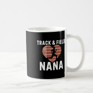 Caneca De Café Rastrear E Campo Nana Avó Orgulhosa Mães Atletas