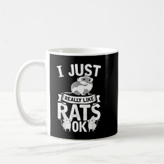 Caneca De Café Rat Lover Rodent Funny Animal Pet Rat Bonito