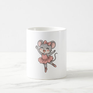 Caneca De Café Rato Ballerina
