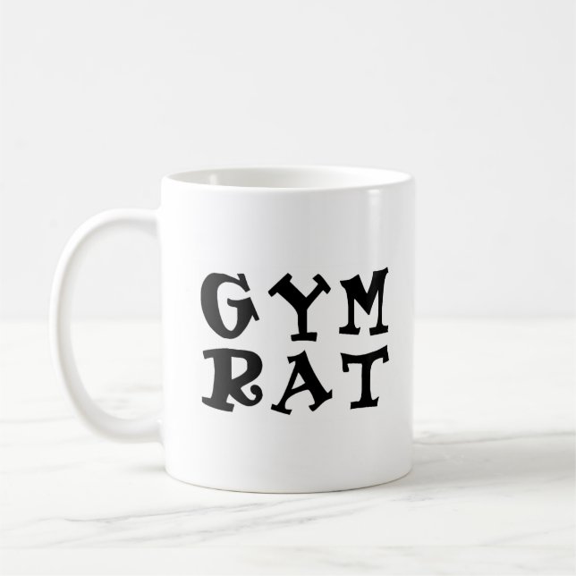 Caneca De Café rato de ginástica (Esquerda)