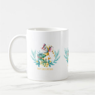 Caneca De Café Rato de Natal Queijo Alegre