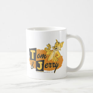 Caneca De Café Rato de Tom e de Jerry no logotipo da pata