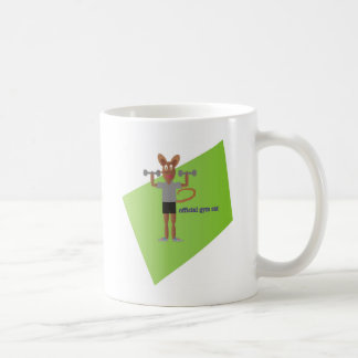 Caneca De Café Rato do Gym