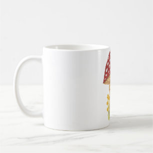 Caneca De Café Rato Dormindo Sob um Cogumelo