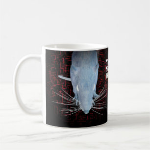 Caneca De Café Rato e labirinto. Personalizável