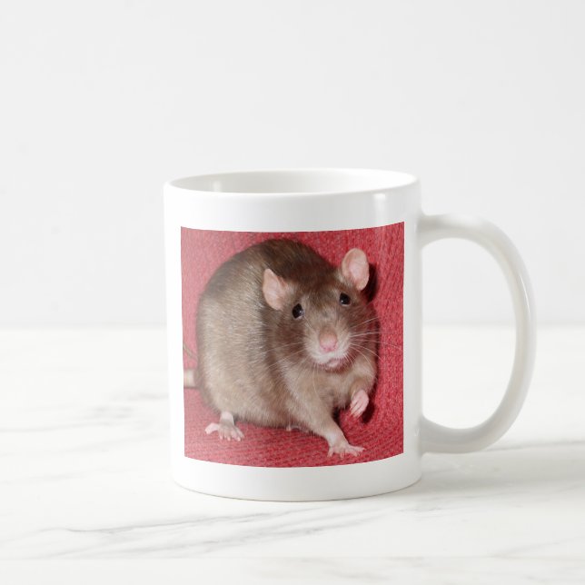 Caneca De Café Rato Fofo (Direita)