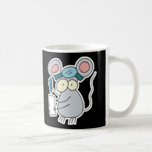 Caneca De Café rato médico engraçado