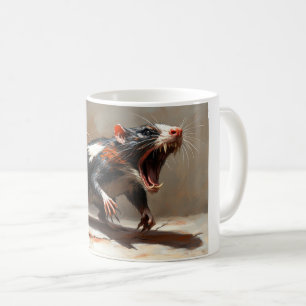 Caneca De Café Rato monstro