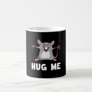 Caneca De Café Rato Rato Animal Pet Cheese Adora Ideia Engraçada