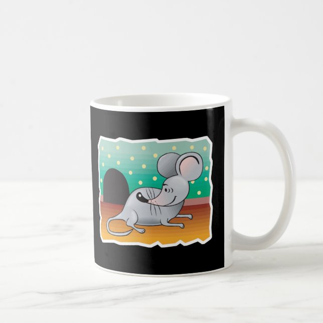 Caneca De Café rato sorrindo (Direita)