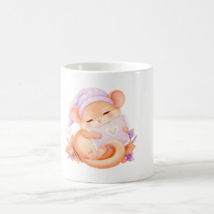Caneca De Café Ratozinho Sonolento