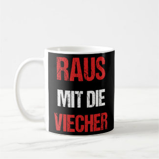 Caneca De Café Raus Mit Die Viecher Dizendo Knight Parody Meme