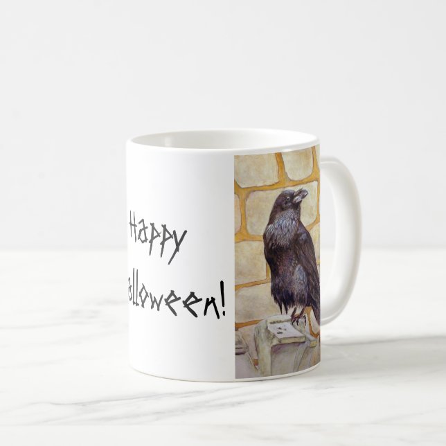 Caneca De Café Raven (Frente Esquerda)