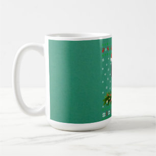 Caneca De Café Raven Crow Bird Lover Xmas Santa Hat Ugly Crow