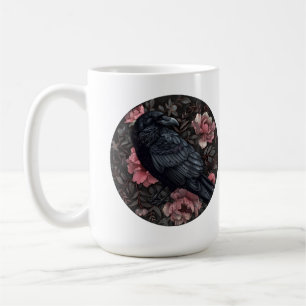 Caneca De Café Raven gothic vintage