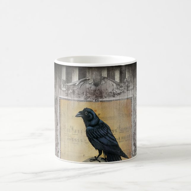 Caneca De Café Raven Halloween (Centro)