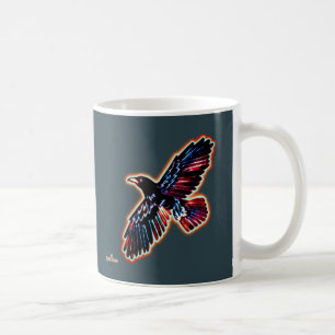 Caneca De Café Raven Iridescente