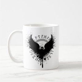 Caneca De Café Raven Nórdico