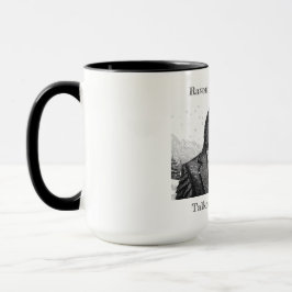 Caneca de café, Raven Sobre a Cidade - Talkeetna A