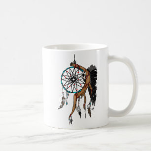 Caneca De Café Raven Spirit Dreamcatcher