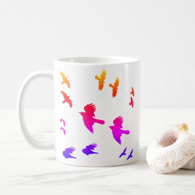 Caneca De Café Ravens (Com Donut)