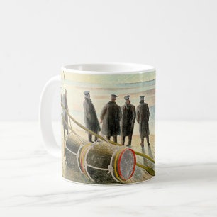 Caneca De Café Ravilious - Trabalho Perigoso na Maré Baixa,