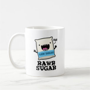 Caneca De Café Rawr Sugar Funny Comida Pun