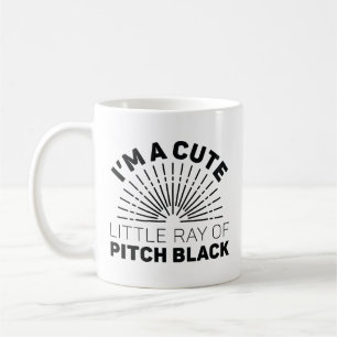 Caneca De Café Ray Of Pitch Black