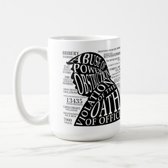Caneca De Café Razões para Impetar Tumor (Esquerda)