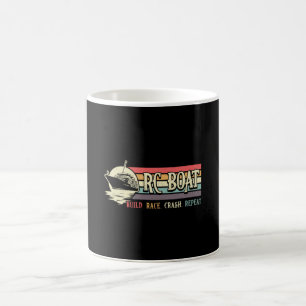 Caneca De Café RC Boat Build Race Crash Repetir Modelo RC Boats