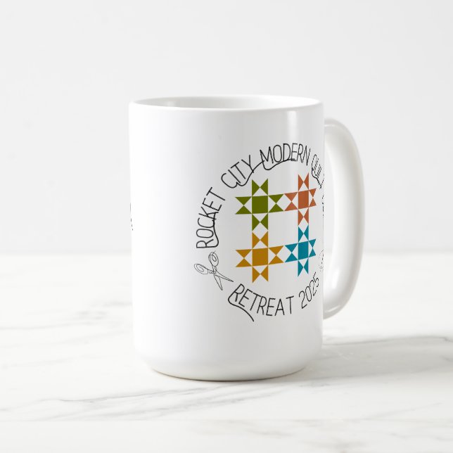 Caneca De Café RCMQG 2025 Retirar Mug (Frente Esquerda)