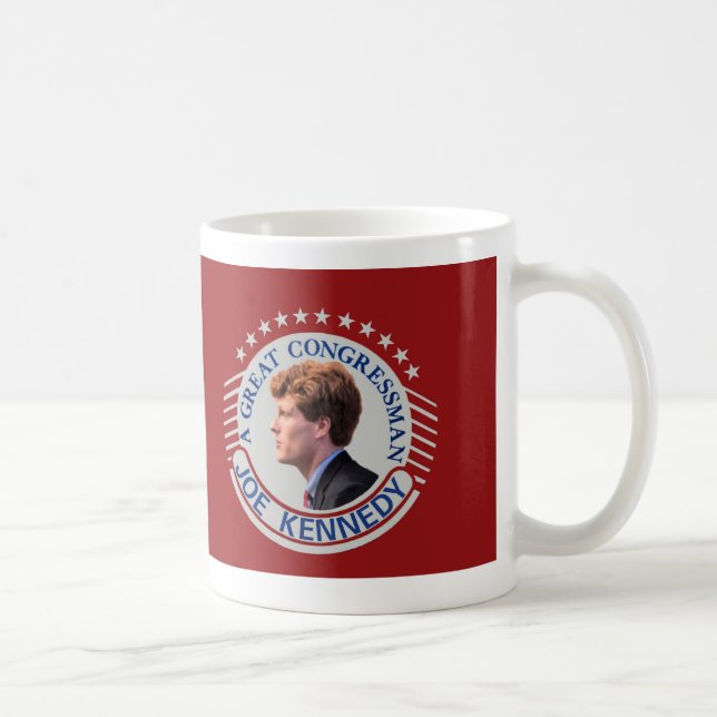 Caneca De Café Re-elect Joe Kennedy 2014 (Direita)
