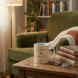 Caneca De Café Reading Corner Mug - Cozy Book Lover Mug